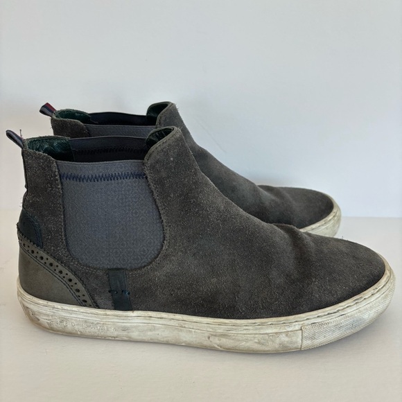 Ted Baker Lykeen Gray Suede Chelsea Boot Sneakers 8 - Picture 5 of 8